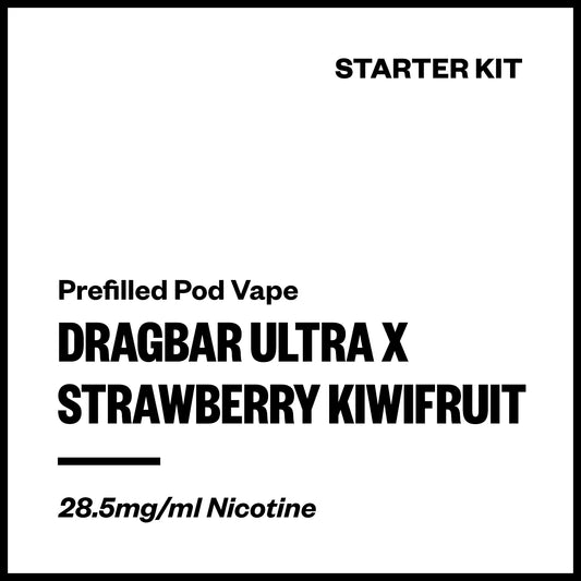 Dragbar Ultra X - Strawberry Kiwifruit (Starter Kit) | Vapourium NZ