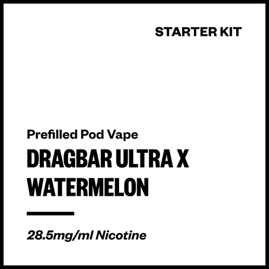 Dragbar Ultra X - Watermelon (Starter Kit) | Vapourium NZ