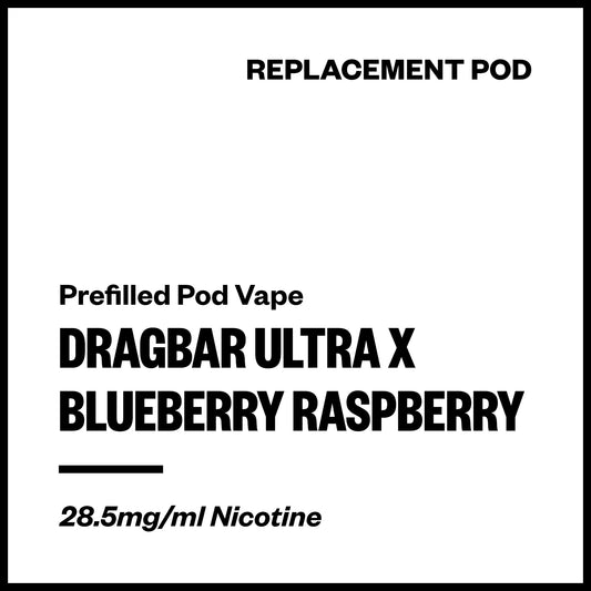 Dragbar Ultra X - Blueberry Raspberry (Replacement Pod) | Vapourium NZ