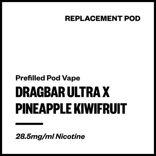 Dragbar Ultra X - Pineapple Kiwifruit (Replacement Pod) | Vapourium NZ