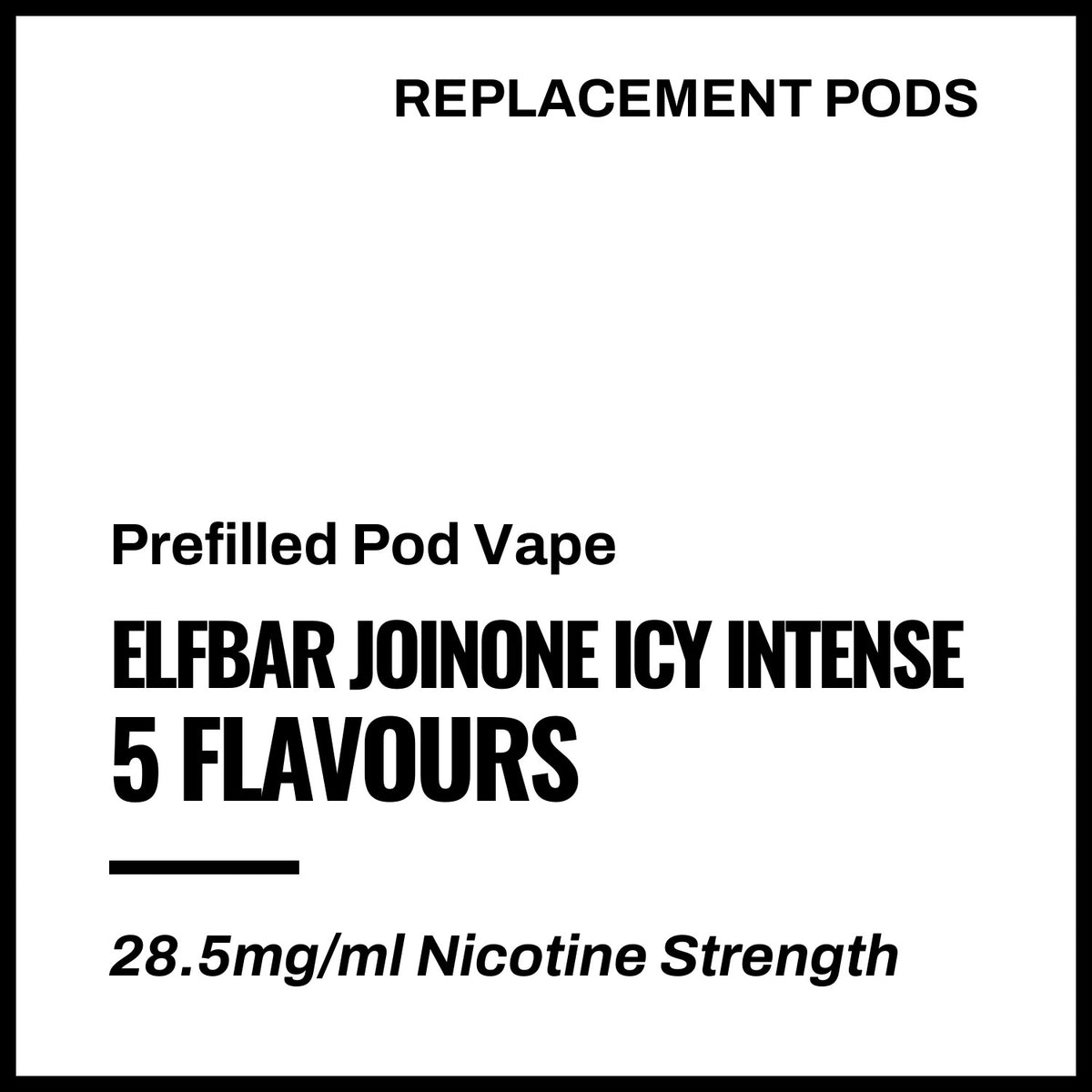Elfbar JoinOne Icy Intense Edition Replacement Pods