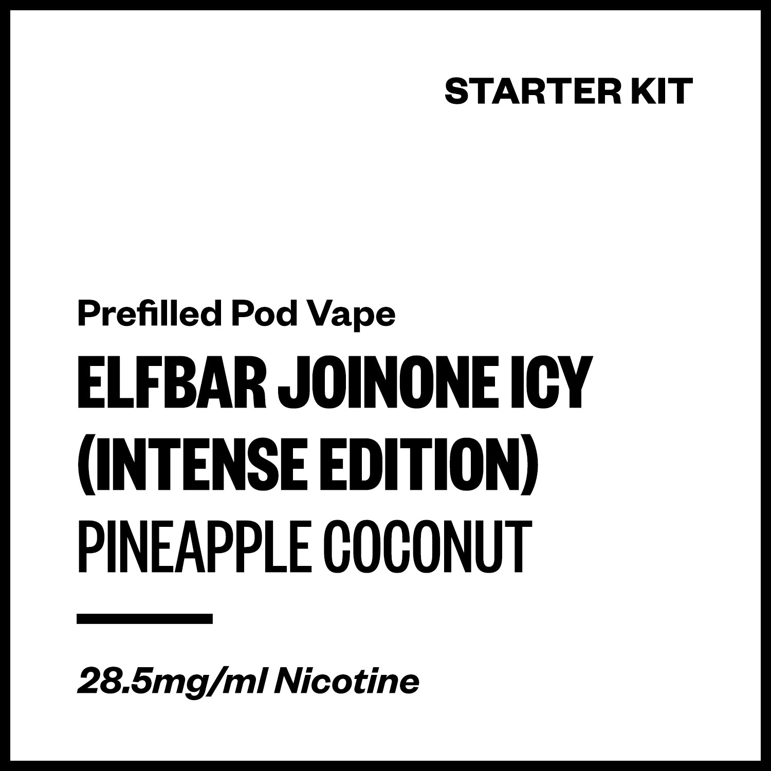 Elfbar JoinOne Icy Intense Edition - Pineapple Coconut (Starter Kit) | Vapourium NZ