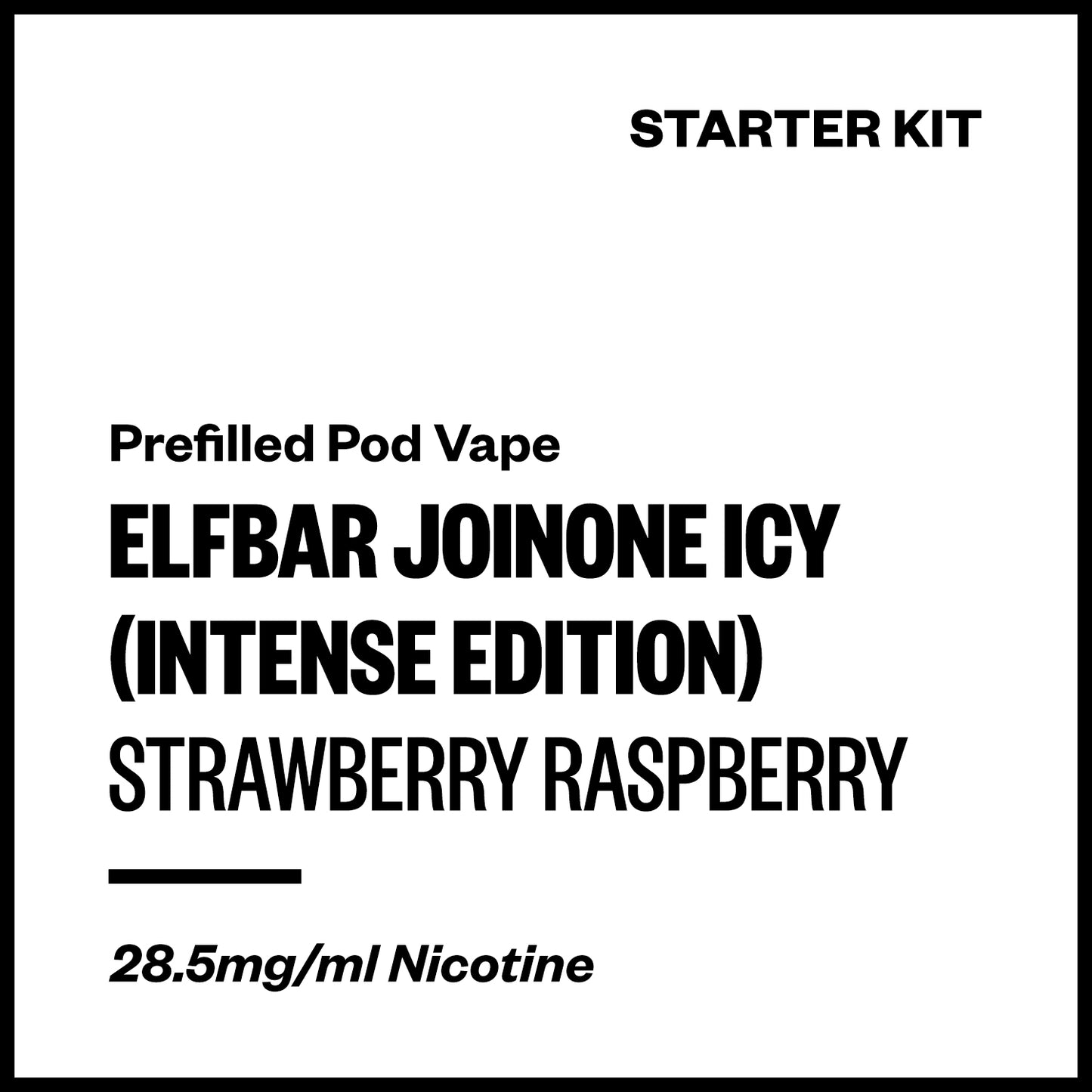 Elfbar JoinOne Icy Intense Edition - Strawberry Raspberry (Starter Kit) | Vapourium NZ