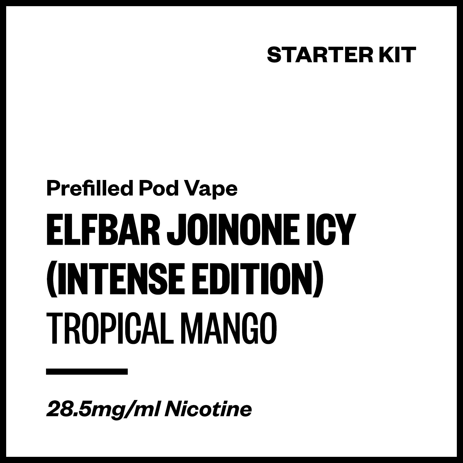 Elfbar JoinOne Icy Intense Edition - Tropical Mango (Starter Kit) | Vapourium NZ