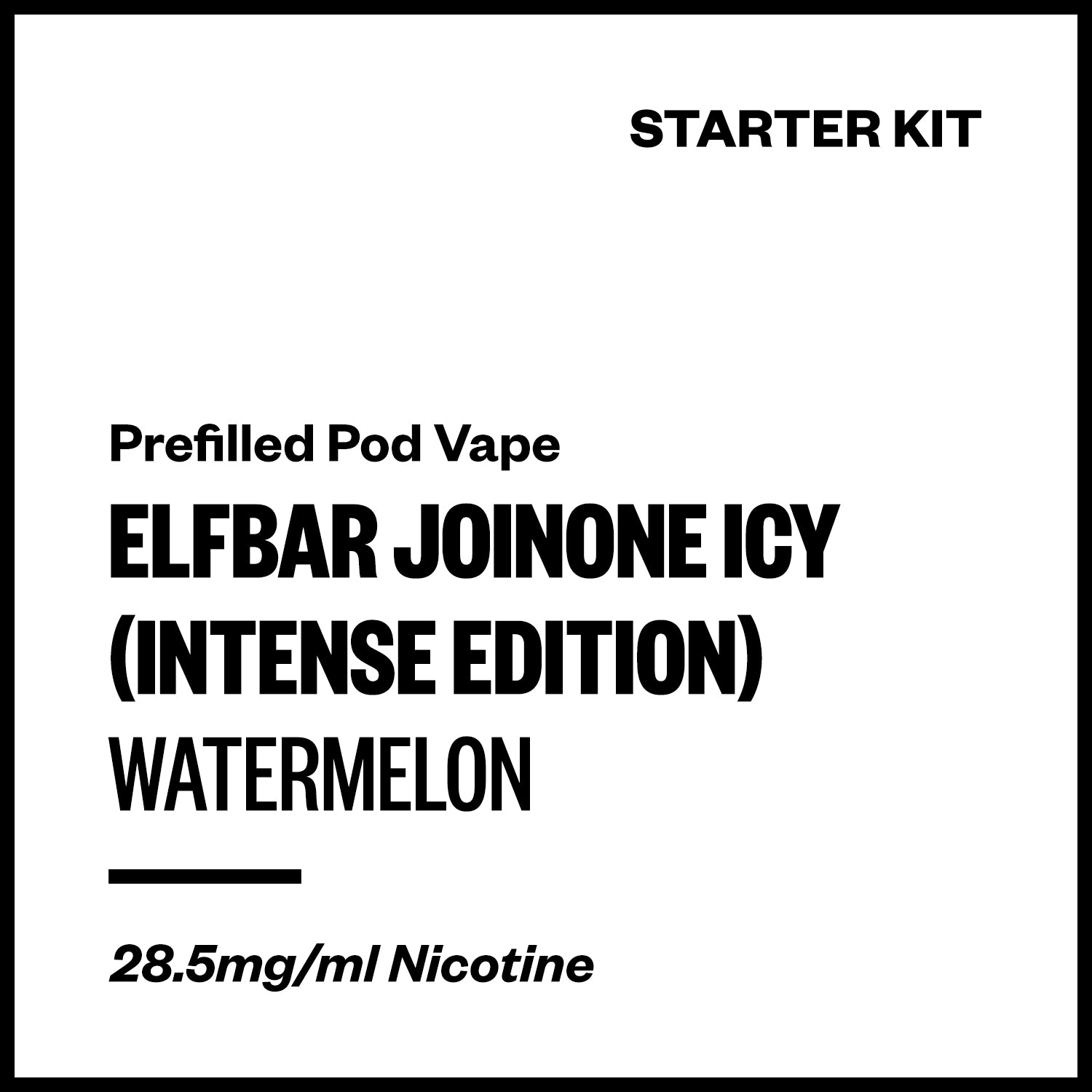 Elfbar JoinOne Icy Intense Edition - Watermelon (Starter Kit) | Vapourium NZ