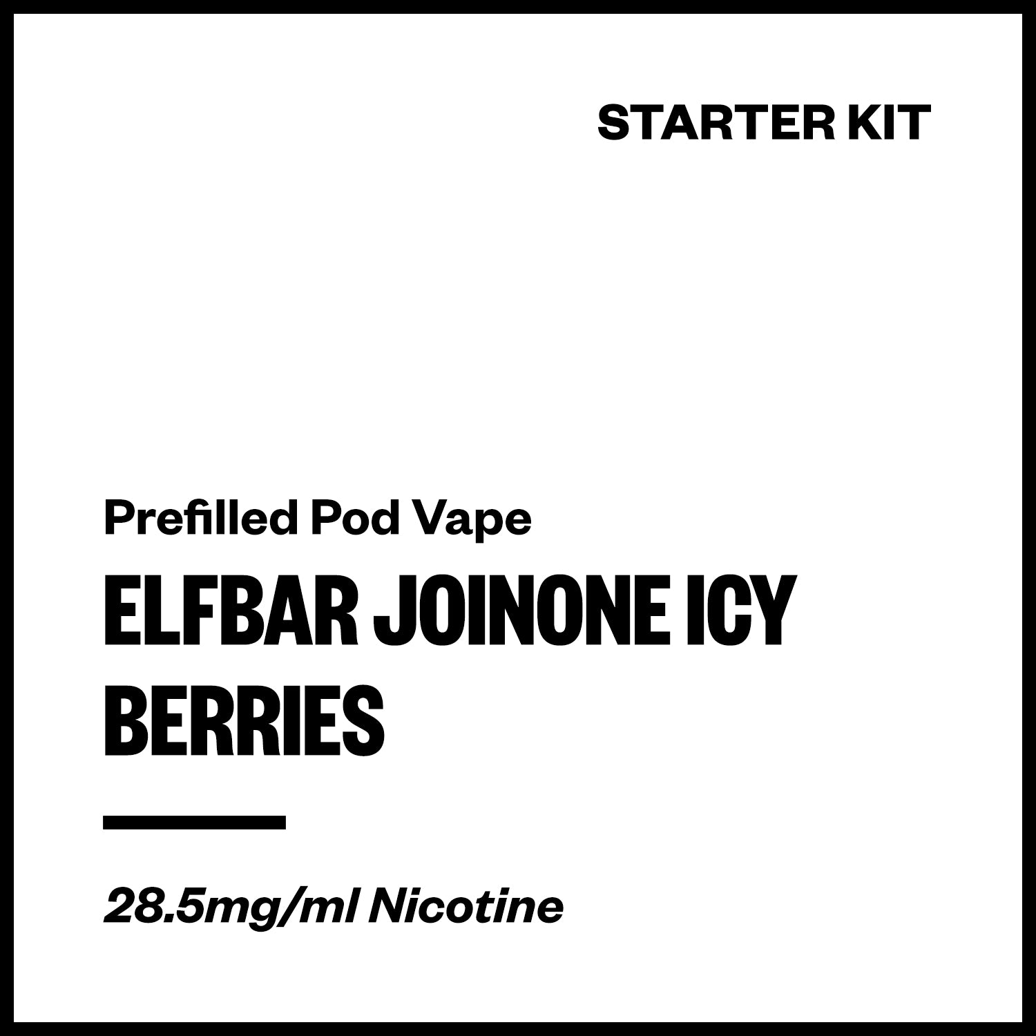 Elfbar JoinOne Icy - Berries (Starter Kit) - Vapourium, Buy Vape NZ, Ecig, Vape Pens, Ejuice/Eliquid, Christchurch, Dunedin