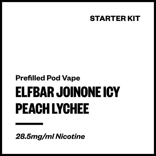 Elfbar JoinOne Icy - Peach Lychee (Starter Kit) | Vapourium NZ