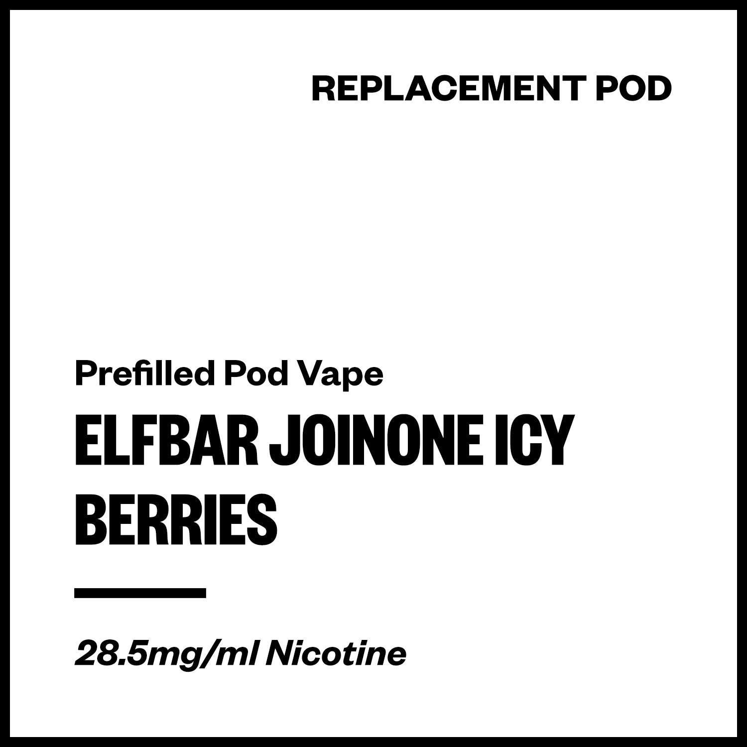 Elfbar JoinOne Icy - Berries (Replacement Pod) | Vapourium NZ