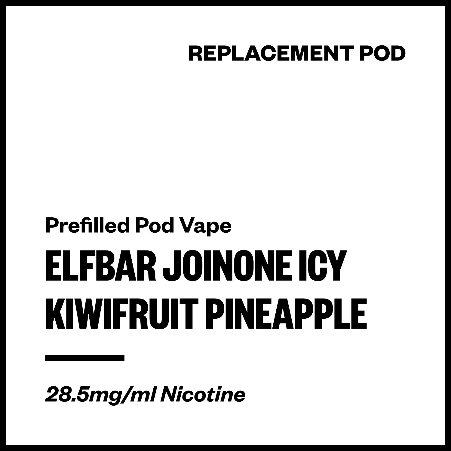 Elfbar JoinOne Icy - Kiwifruit Pineapple (Replacement Pod) | Vapourium NZ