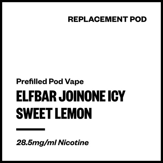Elfbar JoinOne Icy - Sweet Lemon (Replacement Pod) | Vapourium NZ