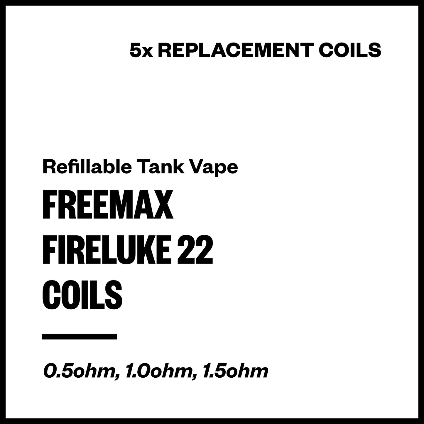 FreeMax Fireluke 22 Replacement Coils | Vapourium NZ
