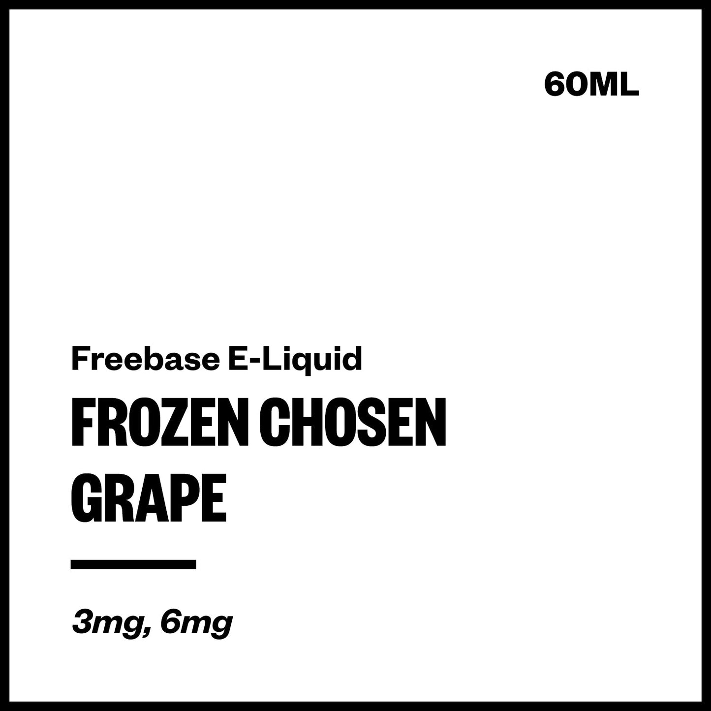 Frozen Chosen - Grape - 60ml | Vapourium NZ