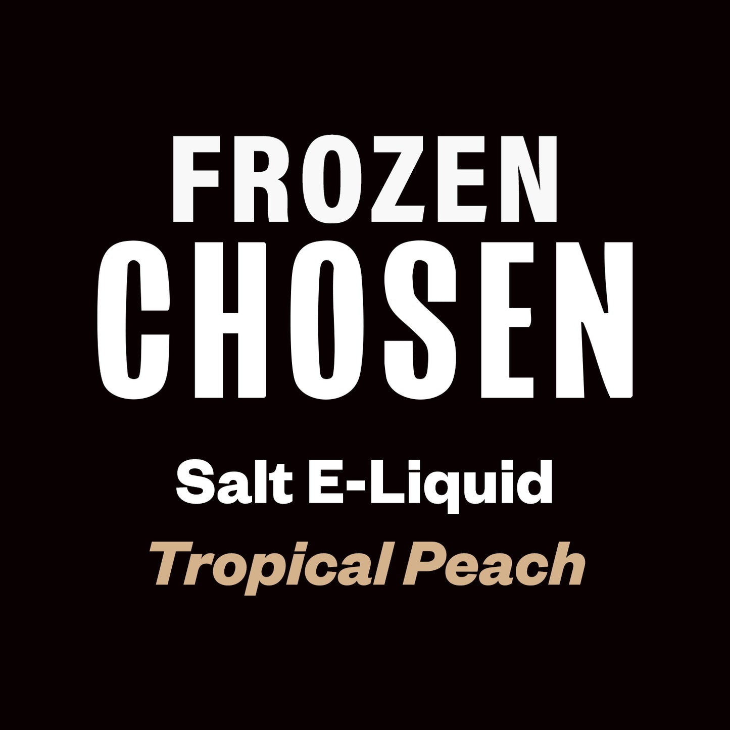Frozen Chosen Salts - Tropical Peach - 30ml - 30ml - Vapourium, Buy Vape NZ, Ecig, Vape Pens, Ejuice/Eliquid, Christchurch, Dunedin, Timaru