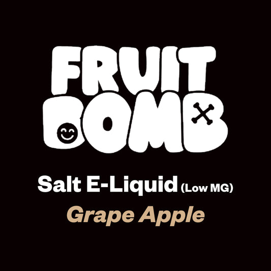 Fruit Bomb - Grape Apple - 60ml - Vapourium, First brick & mortar vape shop in NZ, Vape NZ, Disposable Vapes NZ, Vape Juice, Eliquid, Nic Salts, Freebase, Vaporium, Vapourium, Christchurch, Dunedin, Timaru.