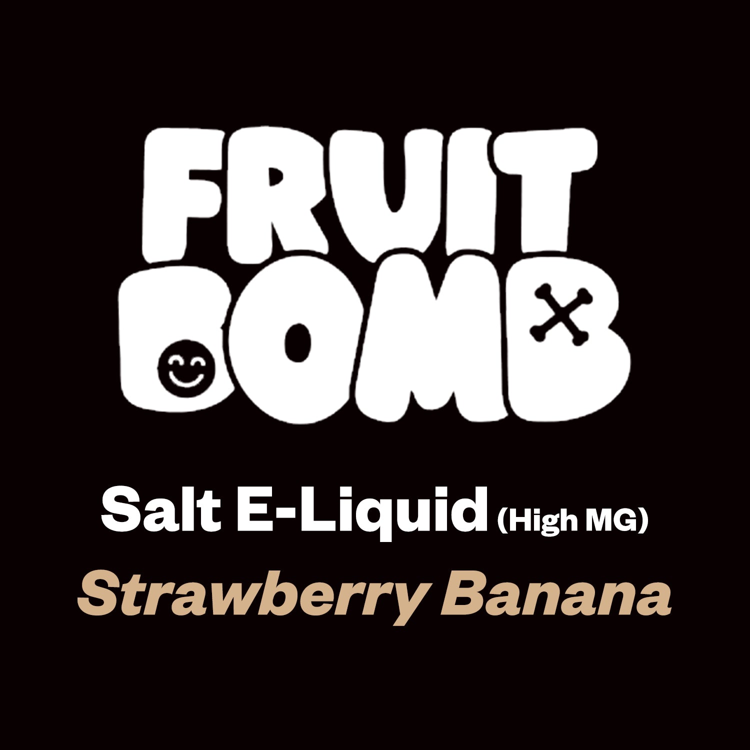 Fruit Bomb Salts - Strawberry Banana - 30ml - Vapourium, First brick & mortar vape shop in NZ, Vape NZ, Disposable Vapes NZ, Vape Juice, Eliquid, Nic Salts, Freebase, Vaporium, Vapourium, Christchurch, Dunedin, Timaru.