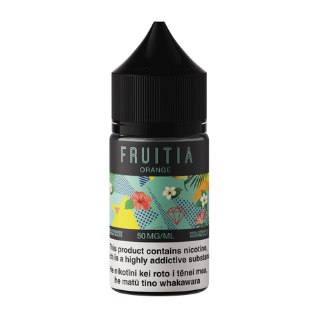 Fruitia Nic Salt - Orange - 30ml - Vapourium, First brick & mortar vape shop in NZ, Vape NZ, Disposable Vapes NZ, Vape Juice, Eliquid, Nic Salts, Freebase, Vaporium, Vapourium, Christchurch, Dunedin, Timaru.