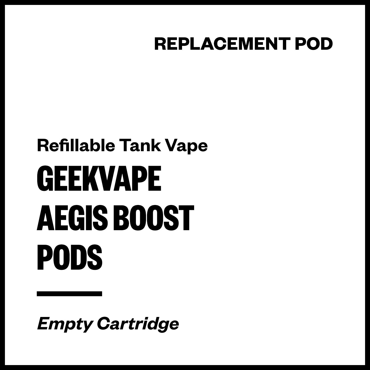 Geekvape Aegis Boost Replacement Pods (1 Pack) | Vapourium NZ