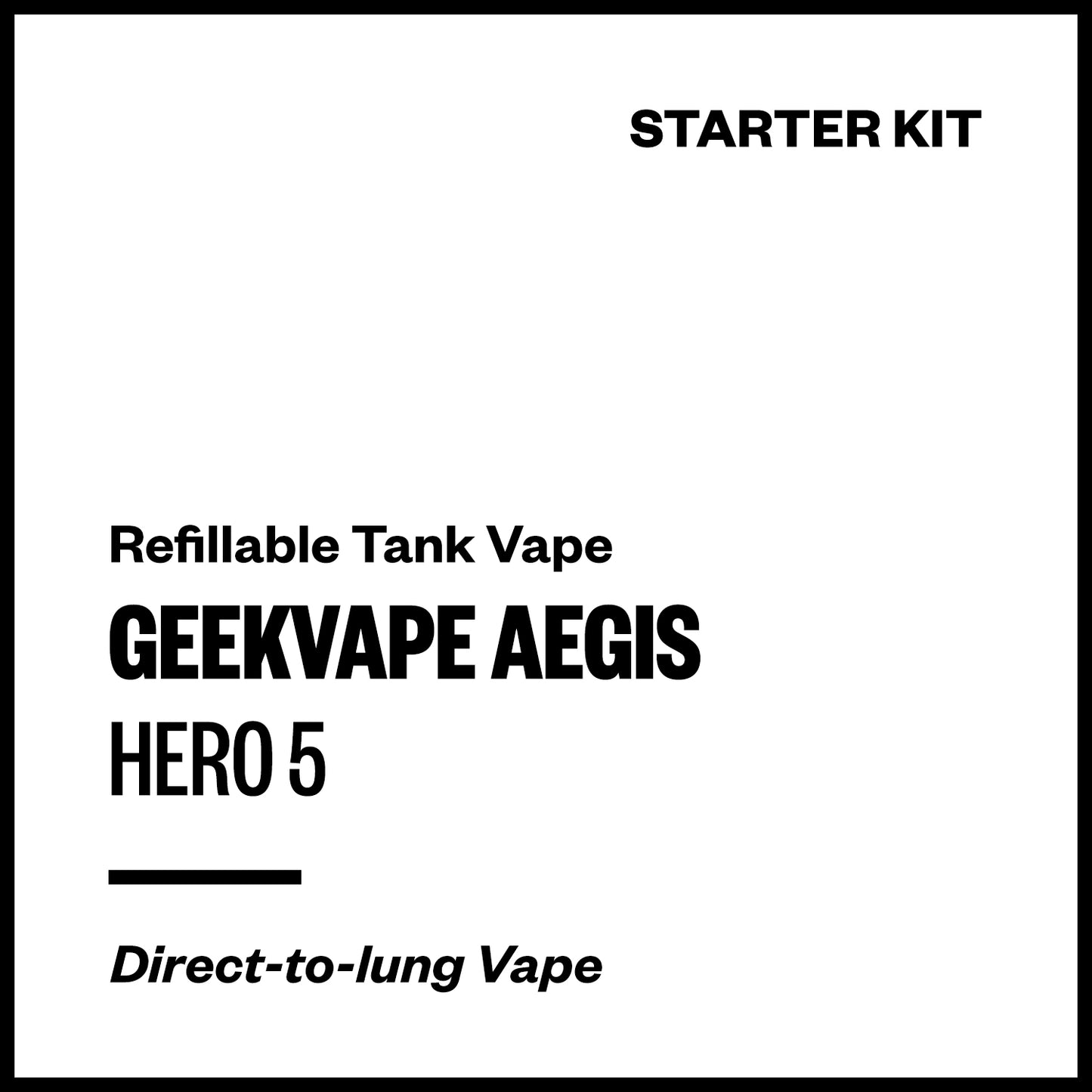 Geekvape Aegis Hero 5 Vape Kit