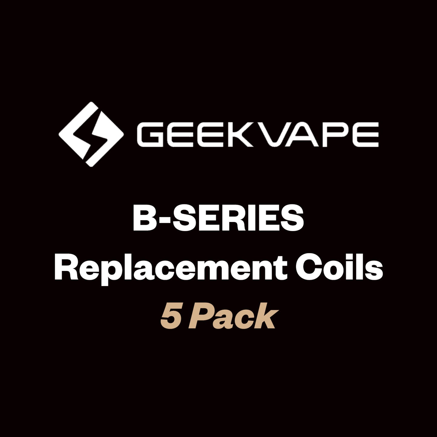 Geekvape Aegis B‑Series Coils – 5 Pack (0.2 Ω, 0.3 Ω, 0.4 Ω, 0.6 Ω & 1.2 Ω)