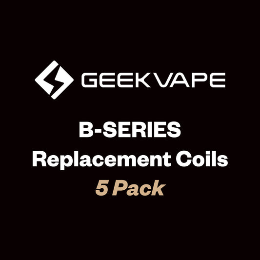 Geekvape Aegis B‑Series Coils – 5 Pack (0.2 Ω, 0.3 Ω, 0.4 Ω, 0.6 Ω & 1.2 Ω)