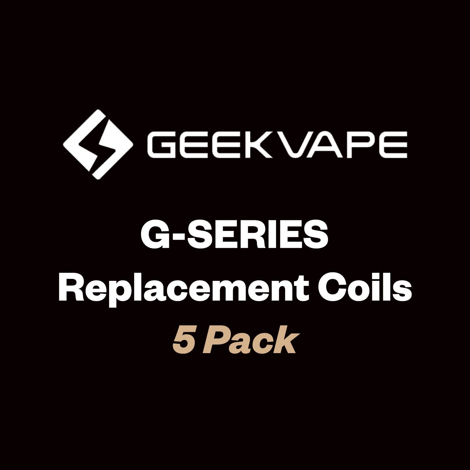 Geekvape G‑Series Coils – 5 Pack (0.6 Ω, 0.8 Ω, 1.0 Ω, 1.2 Ω & 1.8 Ω)