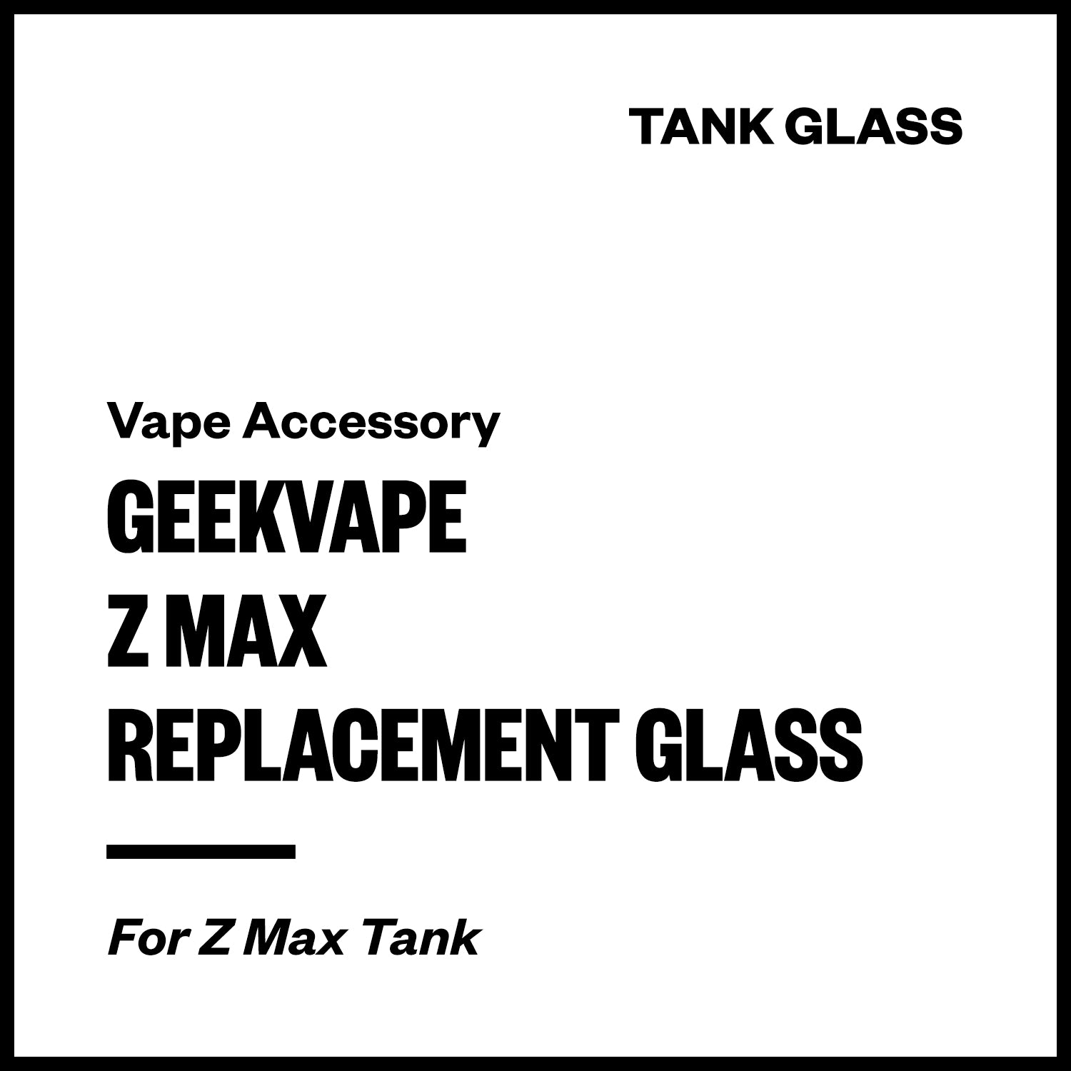 Geekvape Z Max Replacement Glass | Vapourium NZ