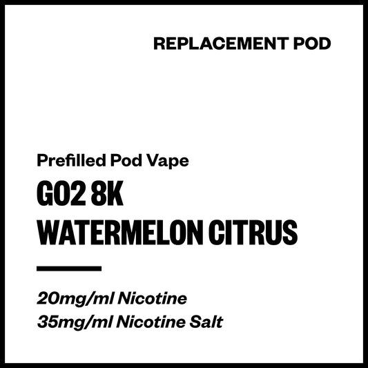 Go2 8K - Watermelon Citrus (Replacement Pod) | Vapourium NZ