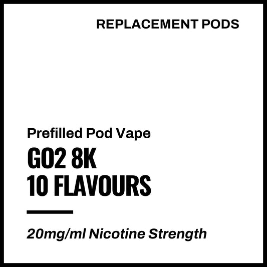 Go2 8K Replacement Pods