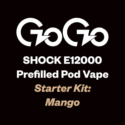 GoGo Shock E12000 Kit (12,000 Puffs) - Mango