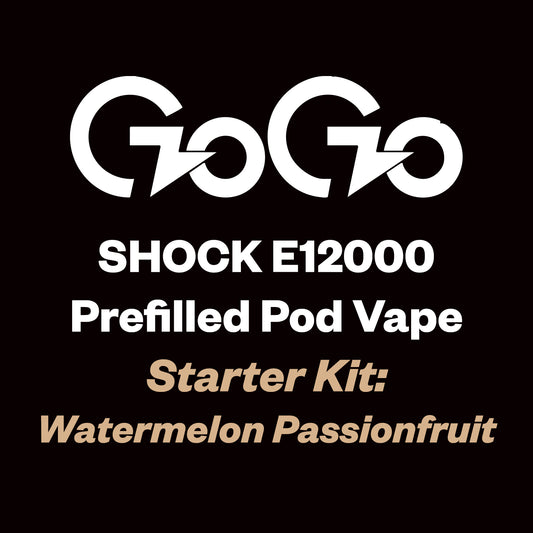 GoGo Shock E12000 Kit (12,000 Puffs) - Watermelon Passionfruit