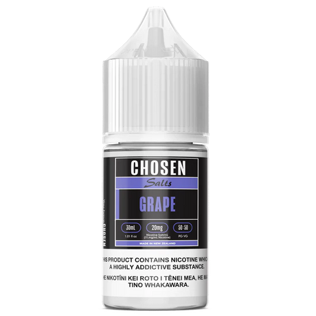 Chosen Salts - Grape - 30ml - Vapourium, Buy Vape NZ, Ecig, Vape Pens, Ejuice/Eliquid, Christchurch, Dunedin, Timaru