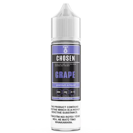 Chosen - Grape - 60ml - Vapourium, Buy Vape NZ, Ecig, Vape Pens, Ejuice/Eliquid, Christchurch, Dunedin, Timaru