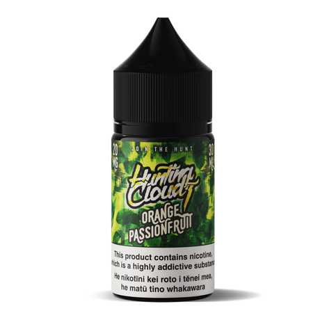 Hunting Cloudz - Orange Passionfruit (ex-Mandarin Harvest) - Nicotine Salt - 30ml - Vapourium Vape Shop NZ, Vape NZ, Disposable Vapes NZ, ZipPay/Afterpay Vape NZ, Vape Juice, Eliquid, Nic Salts, Freebase, Vaporium, Vapourium, Christchurch, Dunedin, Timaru.