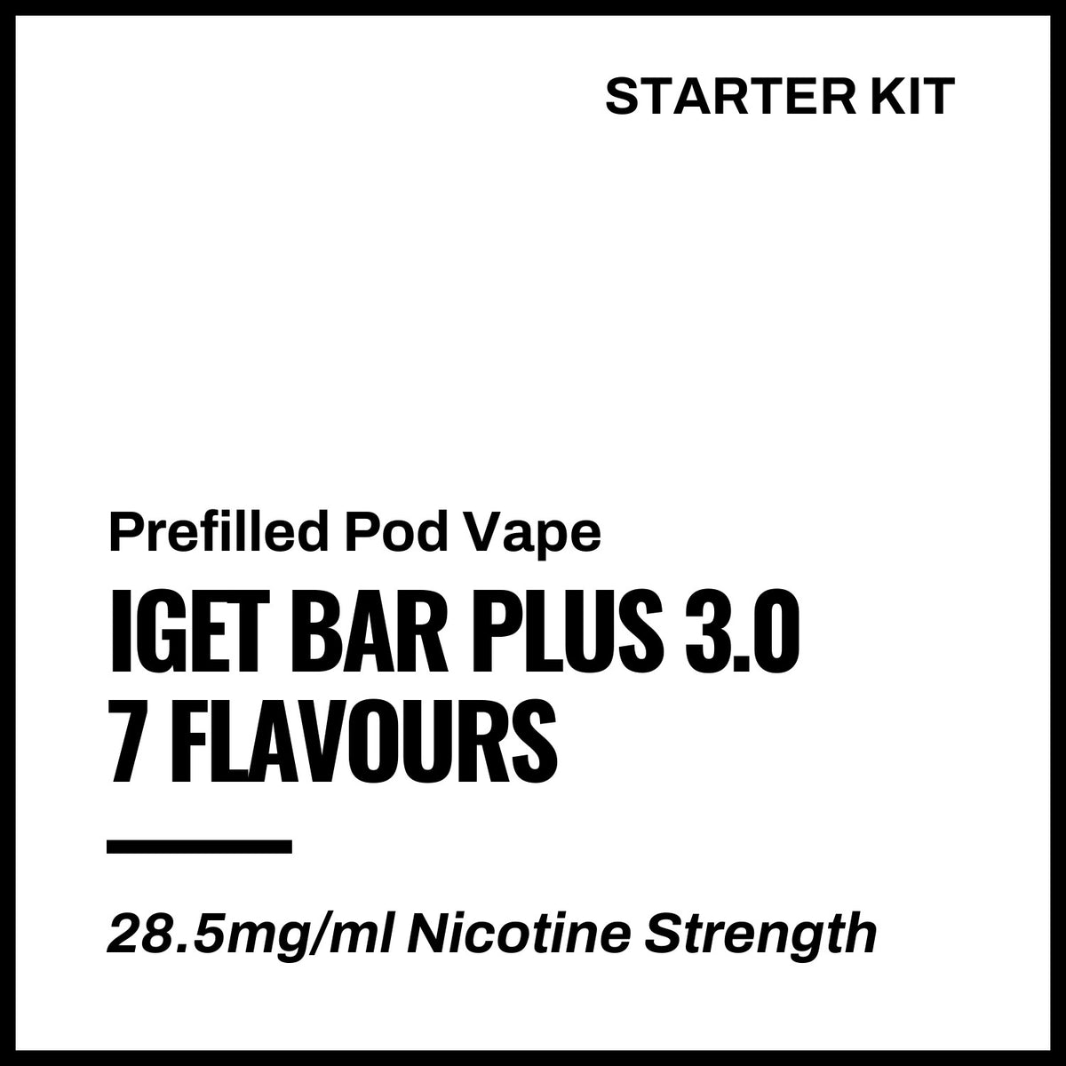 IGET Bar Plus 3.0 Starter Kit