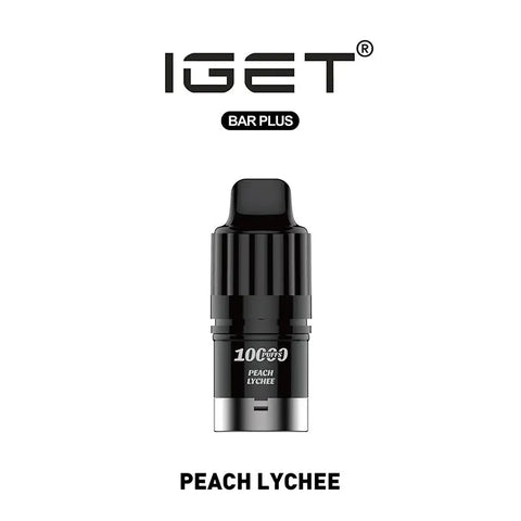 IGET Bar Plus 3.0 Replacement Pod 10000 Puff - Peach Lychee