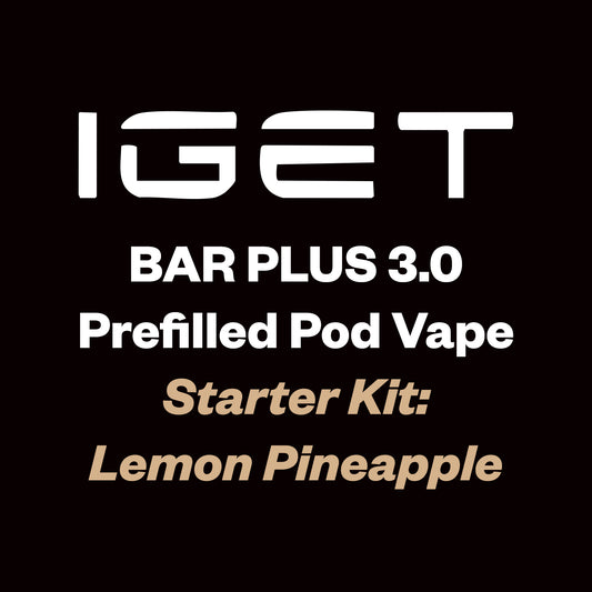 IGET Bar Plus 3.0 Starter Kit 10000 Puff - Lemon PIneapple - Vapourium