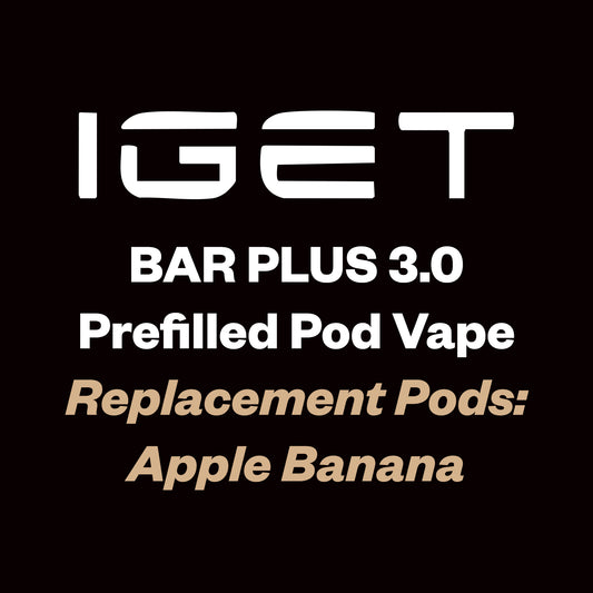 IGET Bar Plus 3.0 Replacement Pod 10000 Puff - Apple Banana - Vapourium