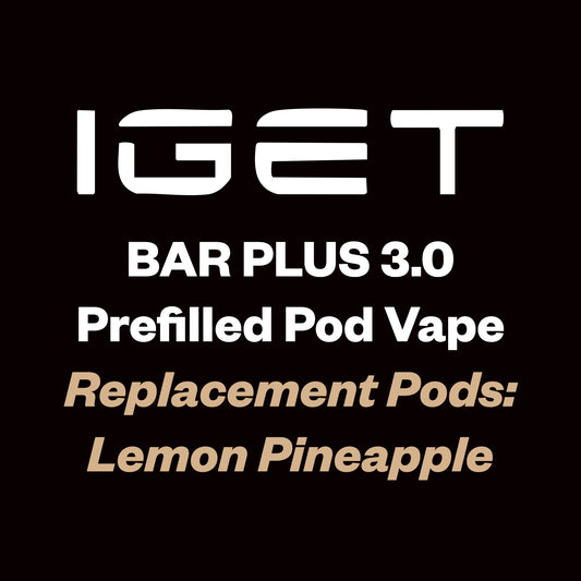 IGET Bar Plus 3.0 Replacement Pod 10000 Puff - Lemon Pineapple - Vapourium