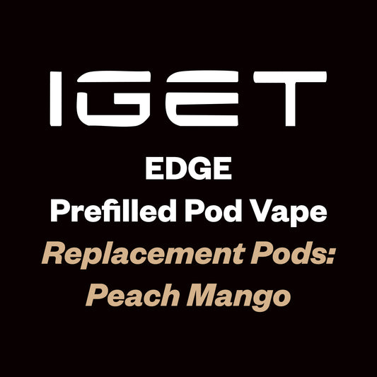 IGET Edge LP10000 Replacement Pod - Peach Mango - Vapourium