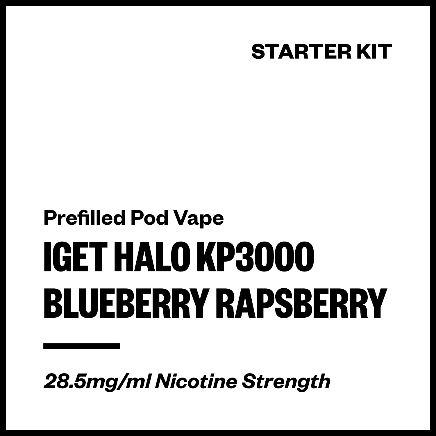 IGET Halo KP3000 - Blueberry Raspberry (Starter Kit) | Vapourium NZ