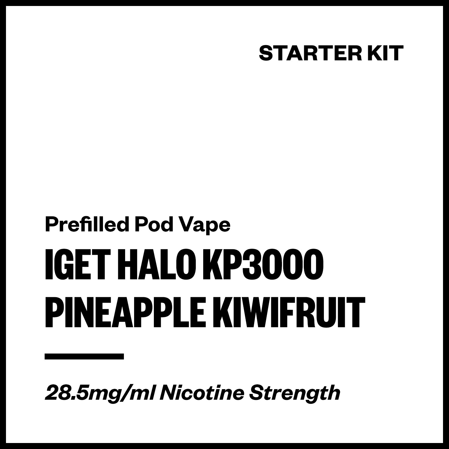 IGET Halo KP3000 - Pineapple Kiwifruit (Starter Kit) | Vapourium NZ