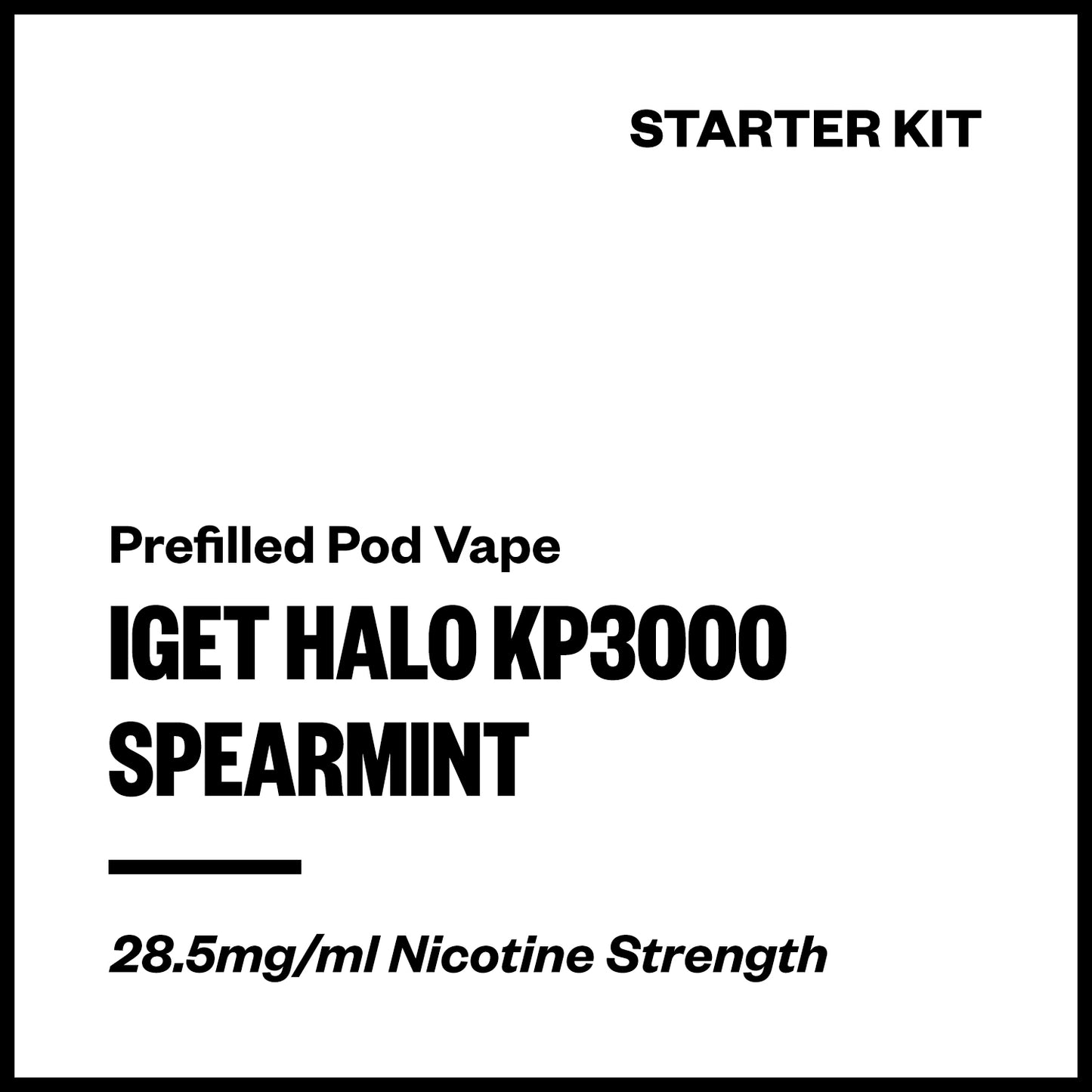 IGET Halo KP3000 - Spearmint (Starter Kit) | Vapourium NZ