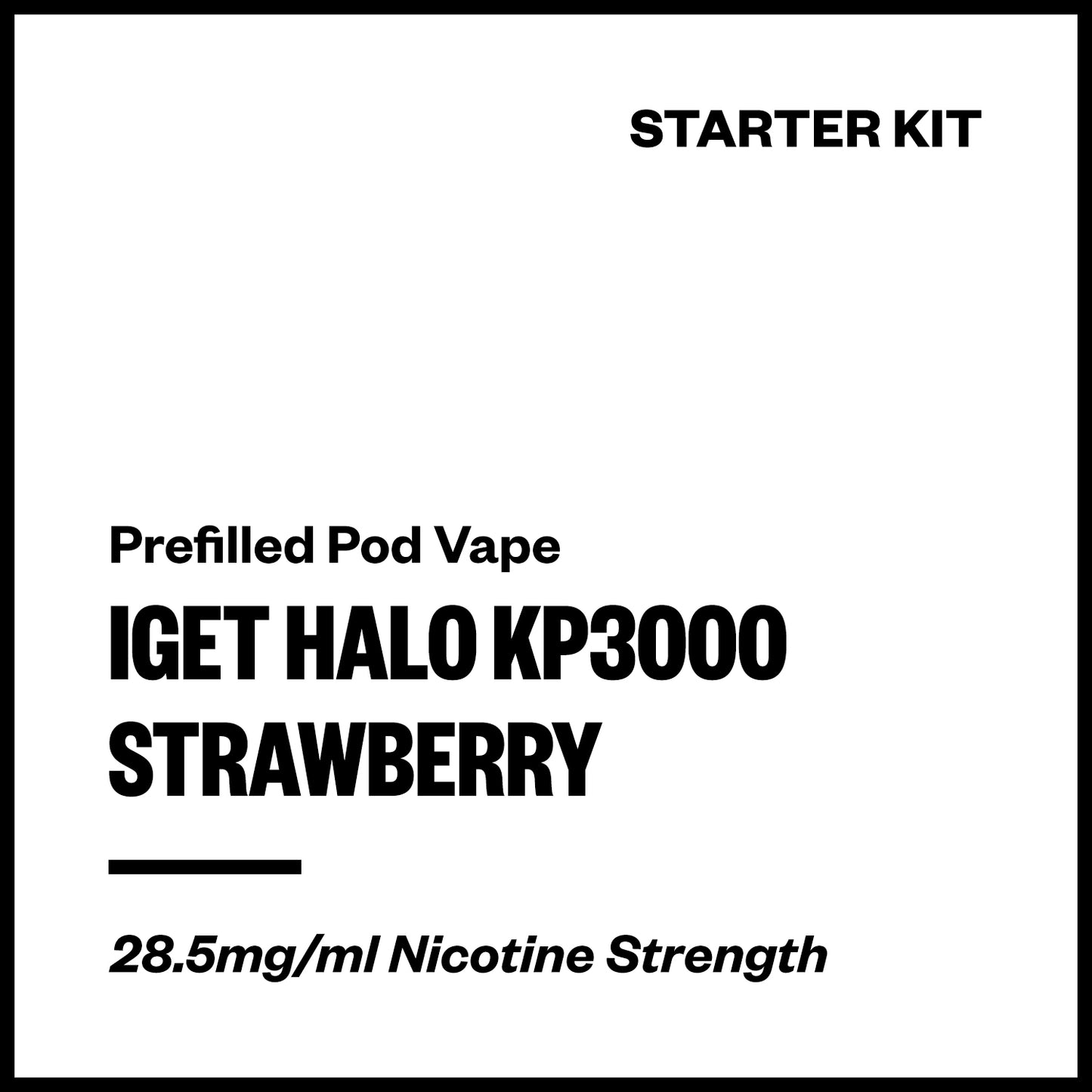 IGET Halo KP3000 - Strawberry (Starter Kit) | Vapourium NZ