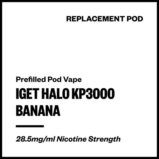 IGET Halo KP3000 - Banana (Replacement Pod) | Vapourium NZ