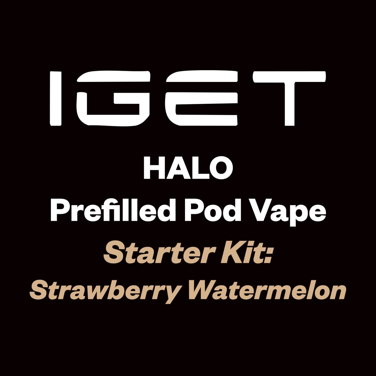 IGET Halo Pre-filled Pod Kit - 3K Puff - Strawberry Watermelon - Vapourium, First brick & mortar vape shop NZ, Vapes online NZ, Zip Pay online, Disposable Vapes NZ, Vape Juice, Eliquid, Nic Salts, Freebase, Vapourium, Christchurch, Dunedin, Timaru NZ