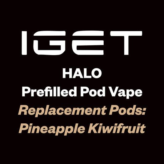 IGET Halo Replacement Pods (3000 Puff) - Pineapple Kiwifruit
