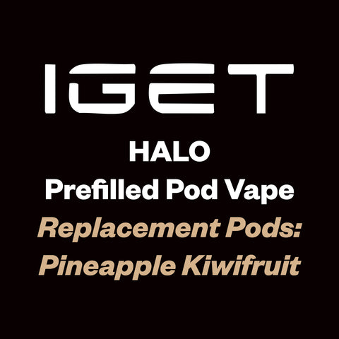 IGET Halo Replacement Pods (3000 Puff) - Pineapple Kiwifruit