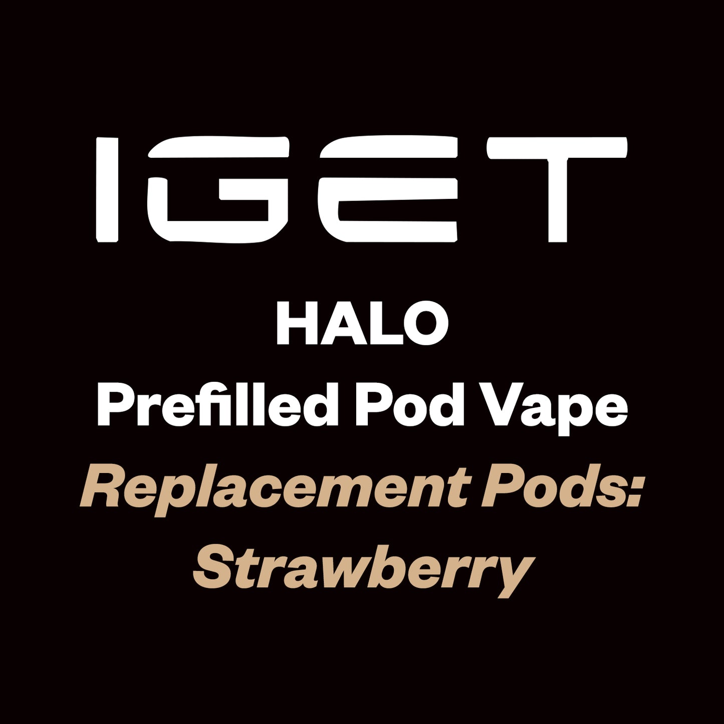 IGET Halo Prefilled Replacement Pods - 3K Puffs - Strawberry - Vapourium, First brick & mortar vape shop NZ, Vapes online NZ, Zip Pay online, Disposable Vapes NZ, Vape Juice, Eliquid, Nic Salts, Freebase, Vapourium, Christchurch, Dunedin, Timaru NZ
