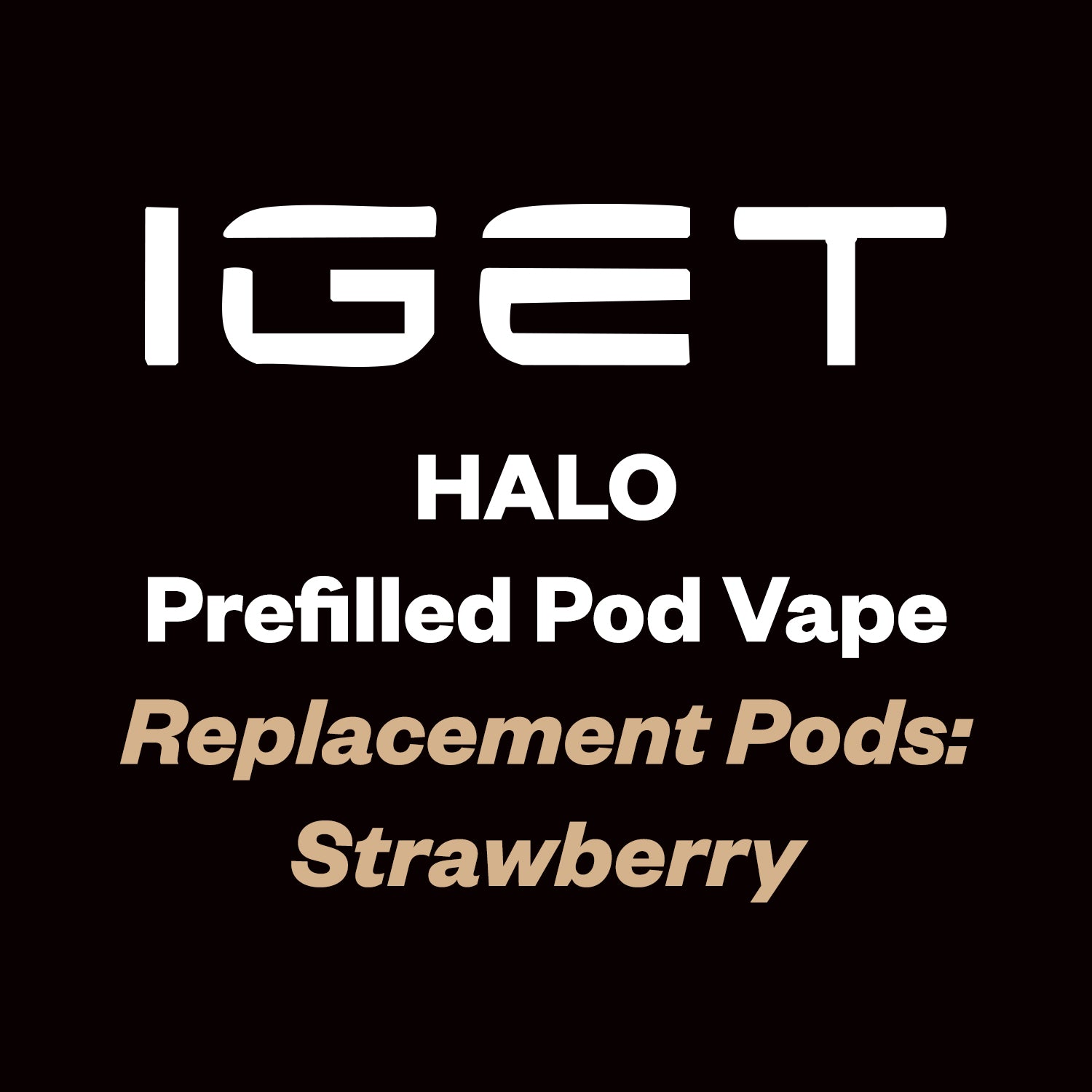 IGET Halo Prefilled Replacement Pods - 3K Puffs - Strawberry - Vapourium, First brick & mortar vape shop NZ, Vapes online NZ, Zip Pay online, Disposable Vapes NZ, Vape Juice, Eliquid, Nic Salts, Freebase, Vapourium, Christchurch, Dunedin, Timaru NZ