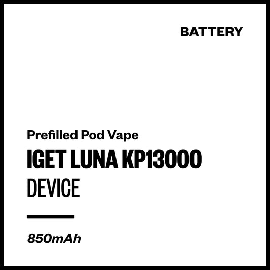IGET Luna Prefilled Pod Vapes | Vapourium IGET Luna Prefilled Pod Vapes | Vapourium